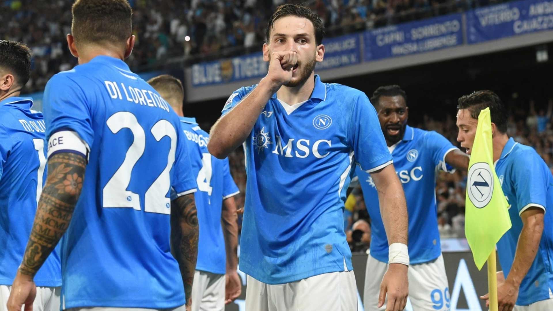 Napoli Kembali ke Puncak Klasemen Serie A Setelah Menang di Derby della Campania